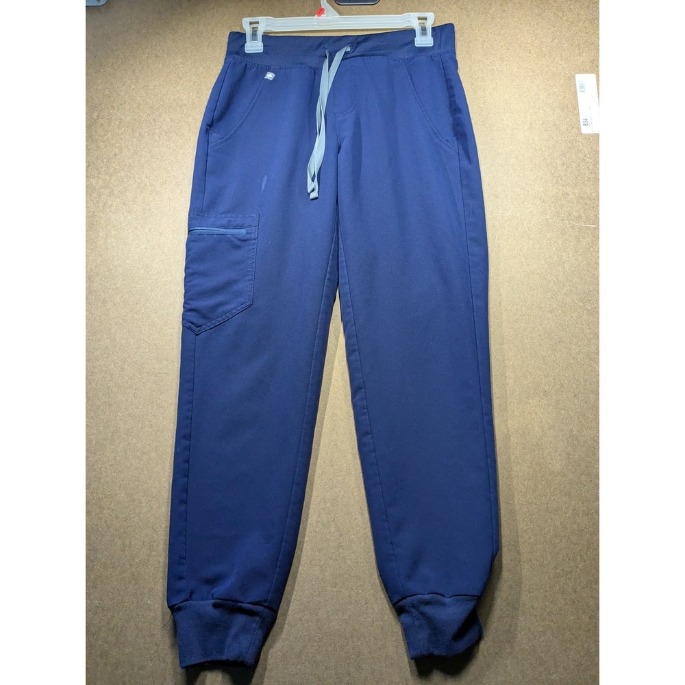 FIGS Zamora Jogger Scrub Pants Navy Blue Technical Collection XS W18SW2005P